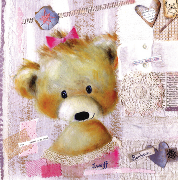 Interrupteur DÉCORÉ vintage fille